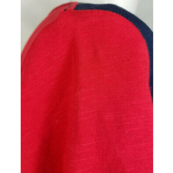 NFL Houston Texans V-Neck Blue Red Shirt Top - Picture 3 of 6